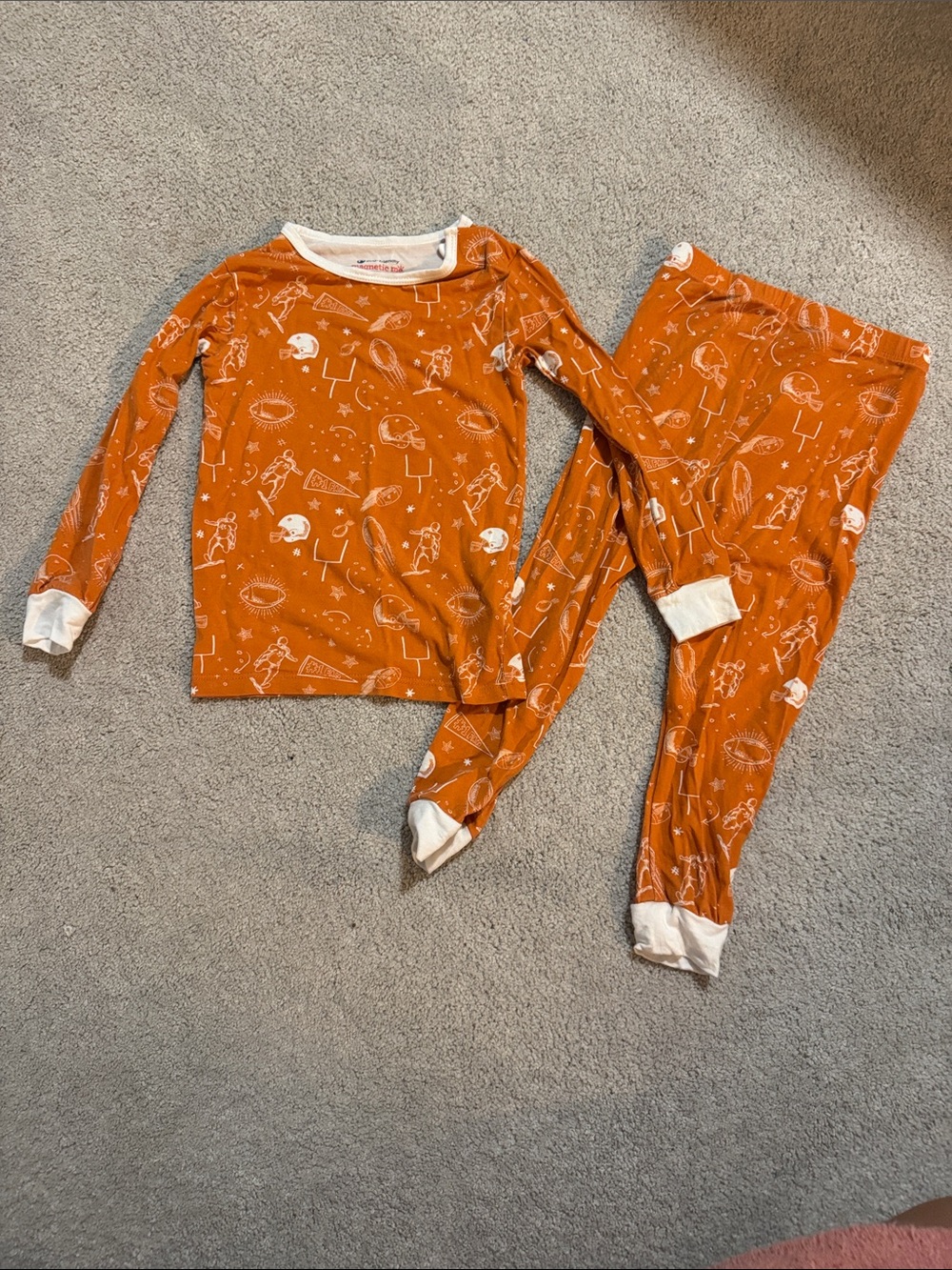 Magnetic me football pajama set
